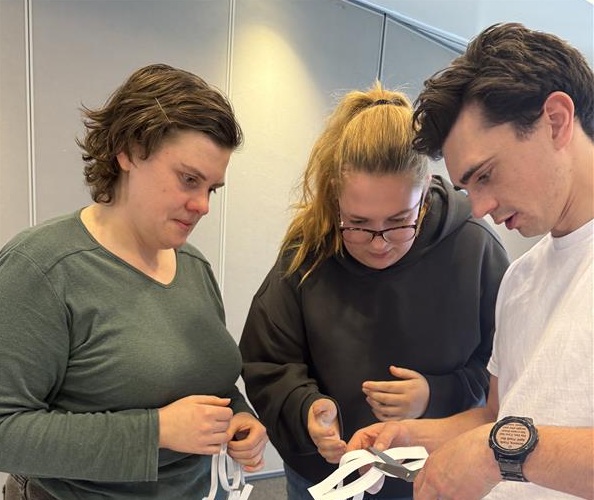 Participants solve problems at the workshop